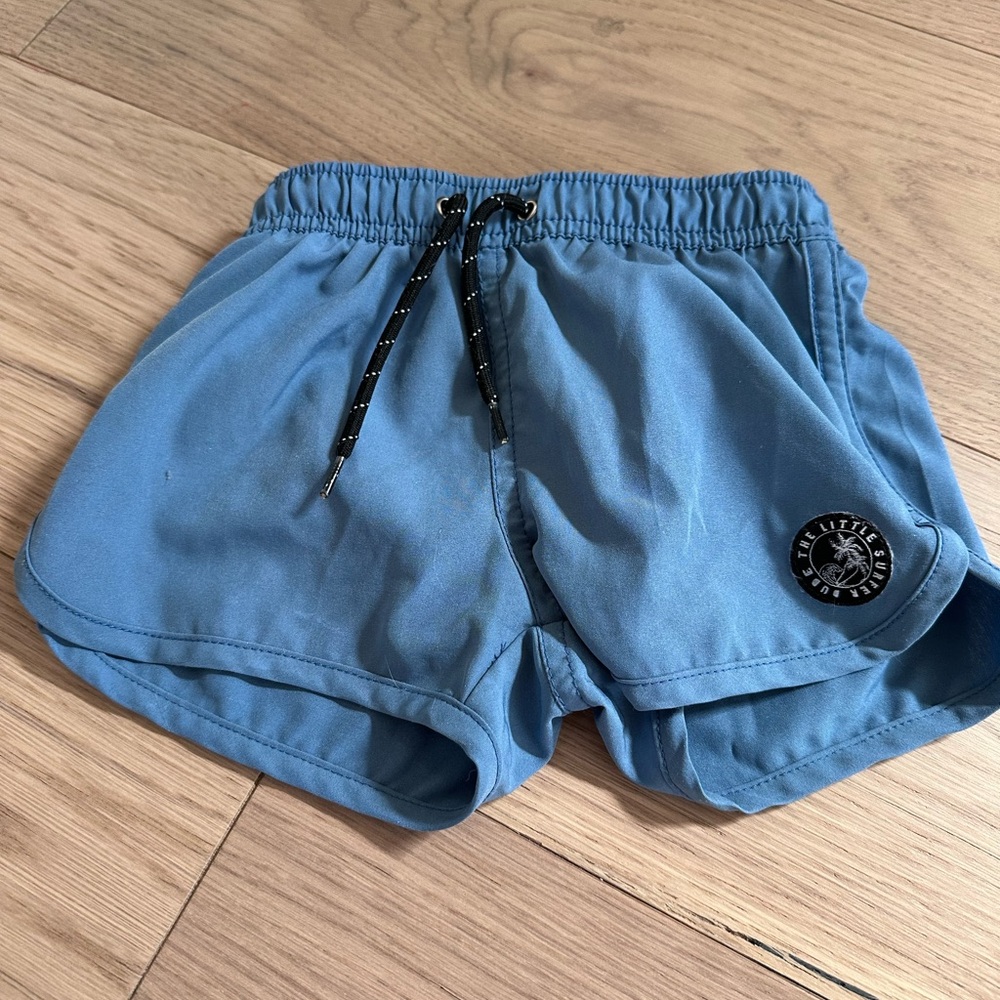 Little Surfer Dude swim trunks